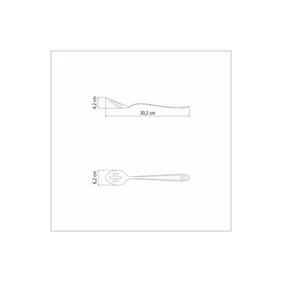 Colher Perfurada Tramontina Utility Para Arroz Em Aço Inox