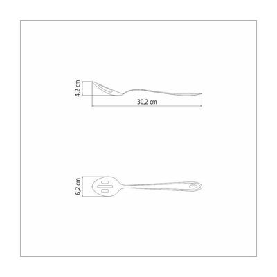 Colher Perfurada Tramontina Utility Para Arroz Em Aço Inox