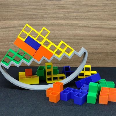 Jogo De Equilíbrio Tetris 3d Balanço Torre Brinquedo Educativo