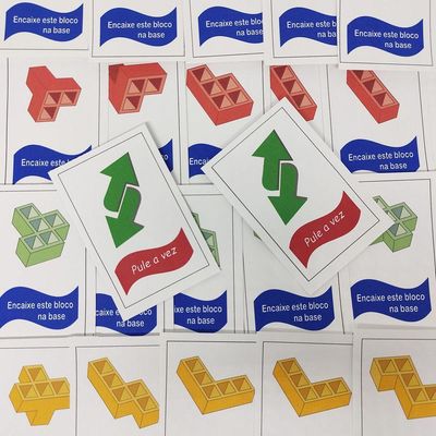 Jogo De Equilíbrio Tetris 3d Balanço Torre Brinquedo Educativo