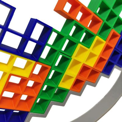 Jogo De Equilíbrio Tetris 3d Balanço Torre Brinquedo Educativo