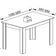 Conjunto De Mesa 1,08cm Belgica Com 4 Cadeiras Indekes Freijo/off White/cacau