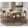 Conjunto De Mesa 1,08cm Belgica Com 4 Cadeiras Indekes Freijo/off White/cacau