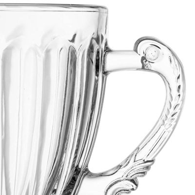 Conjunto 6 Xícaras de Café 200ml com Pé e Alça Imperial Lyor