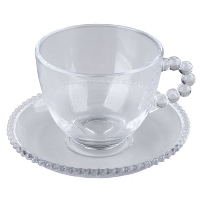 Xicara de Café de Vidro 200ml Petit CV244734 Cazza