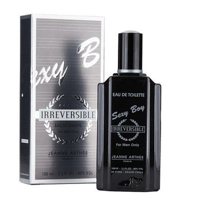Perfume Masculino Jeanne Arthes Sexy Boy Irreversible Edt Spray 100 Ml
