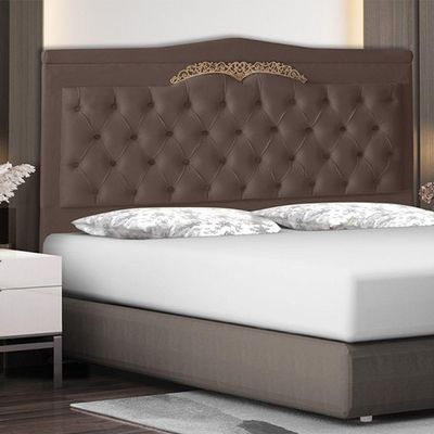Cabeceira De Cama Box Madri Casal 140 Cm Suede Rosê Do Lar Móveis E Decoração