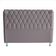 Cabeceira De Cama Box Londres Casal Queen 160 Cm Suede Botão De Strass Prata Do Lar Móveis E Decoração