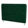 Cabeceira De Cama Box Jully Queen 160 Cm Botão Strass Suede Verde Do Lar Móveis