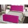 Kit Cabeceira De Cama Box E Calçadeira Baú Paris King 195 Cm 195 X126 Capitonê Courino Rosa Pink Do Lar Móveis