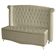 Kit Cabeceira De Cama Box E Calçadeira Baú Luxo Casal 140 Cm Suede Bege Do Lar Móveis