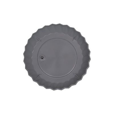 Vaso Cachepot Wave 25cm Cinza