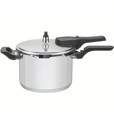 Panela de Pressão Tramontina Brava em Aço Inox com Fundo Triplo 20cm 4,5l Indução