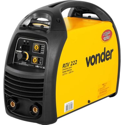 Inversor de Solda Eletrodo RIV222 Bivolt 127V - 220V Vonder com Display Digital Monofásico