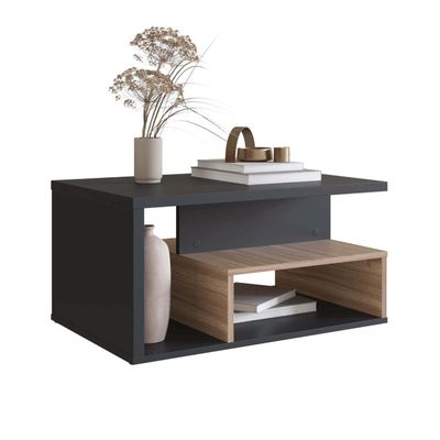Mesa de Centro com nicho Nova Móbile Preto Montana