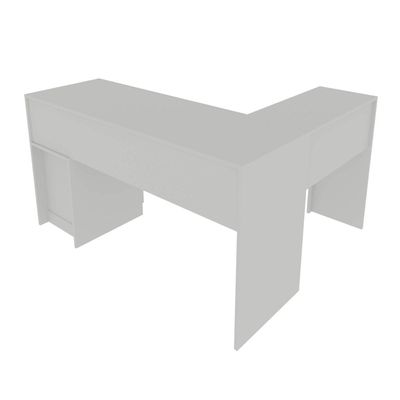Mesa para Escritório com 2 gavetas ME4129 Branco Tecnomobili