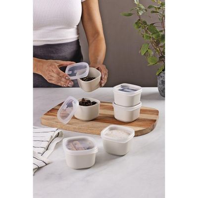 Pote Tramontina Mixcolor Em Polipropileno Algodão Com Tampa Transparente 150 Ml