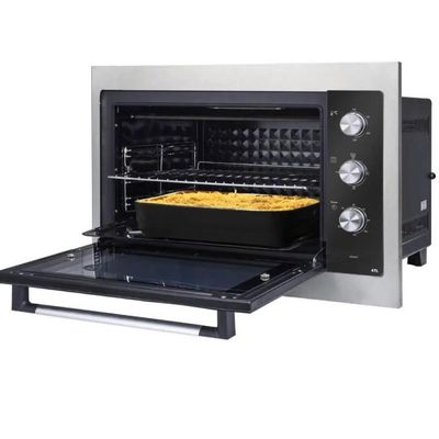 Forno Elétrico De Embutir Philco PFE47E Preto Com Bordas Inox 47L 110V