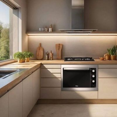 Forno Elétrico De Embutir Philco PFE47E Preto Com Bordas Inox 47L 110V