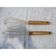 Colher Batedora De Silicone Com Cabo De Madeira Spicy Bege