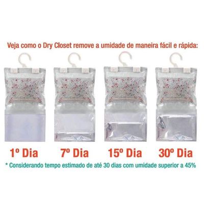 Kit 2 Anti Mofo Desumidificador Para Armários com Gancho Lavanda My Closet