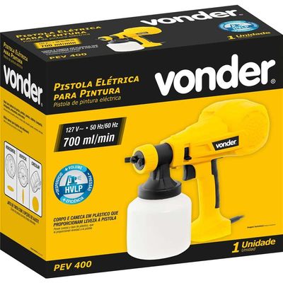 Pistola elétrica para pintura PEV 400 127 V~ VONDER