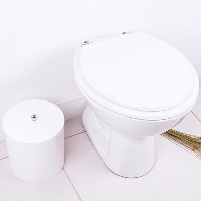 Tampa De Vaso Em Mdf Diamantina Branco Para Bacia Icasa