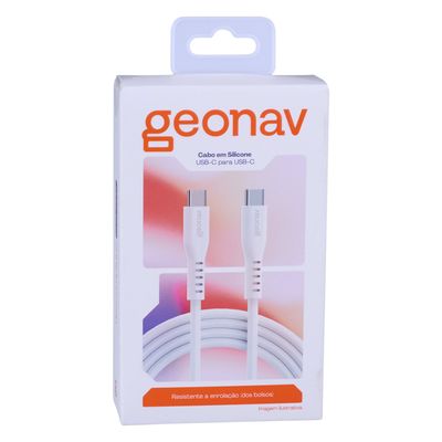 Cabo Tipo-C P/ Tipo-C Geonav Esc06swt Branco
