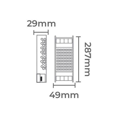 Fonte De Alimentação Chaveada Nordecor Dimerizável 12v 16,67a / 200w 220v Unica 7085