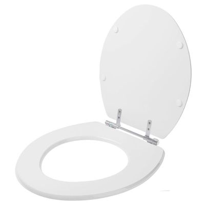 Tampa De Vaso Poliester Fiore Branco Para Bacia Incepa