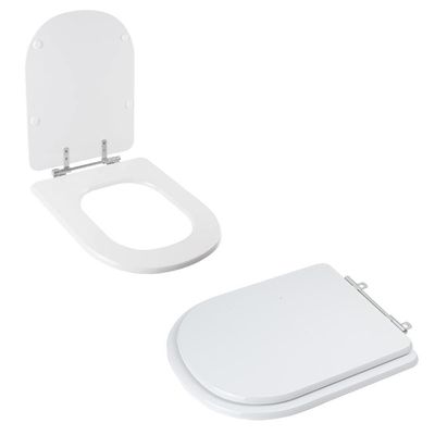 Tampa Vaso Sanitário Poliester Acrilico Vogue Plus Branco Para Bacia Deca
