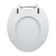 Tampa Vaso Sanitário Poliester Acrilico Oval Convencional Branco Para Bacia Icasa