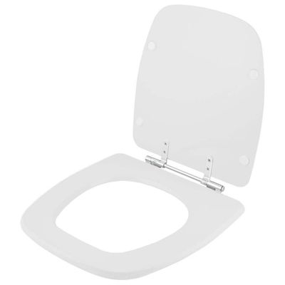 Tampa De Vaso City Cinza Prata (cinza Claro) Para Bacia Celite