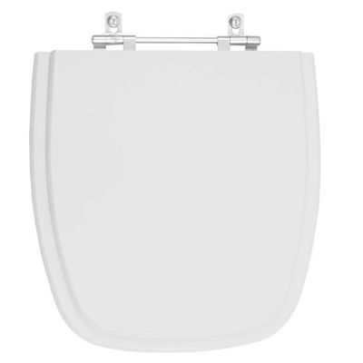Tampa De Vaso City Cinza Prata (cinza Claro) Para Bacia Celite