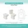 Tampa Vaso Sanitário Madeira Laqueada Lirio Branco Para Bacia Fiori