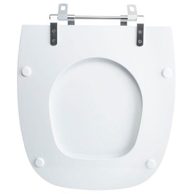 Tampa Vaso Sanitário Madeira Laqueada City Branco Para Bacia Celite