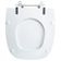 Tampa Vaso Sanitário Madeira Laqueada City Branco Para Bacia Celite