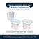 Tampa De Vaso Sanitário Evolution Cinza Claro Para Bacia Santamarina