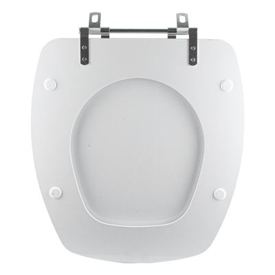 Tampa Vaso Sanitário Madeira Laqueada Thema Branco Para Bacia Incepa