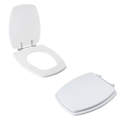 Tampa Vaso Sanitário Madeira Laqueada Thema Branco Para Bacia Incepa