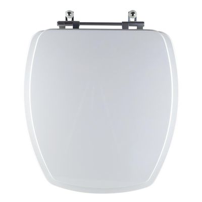 Tampa Vaso Sanitário Madeira Laqueada Thema Branco Para Bacia Incepa