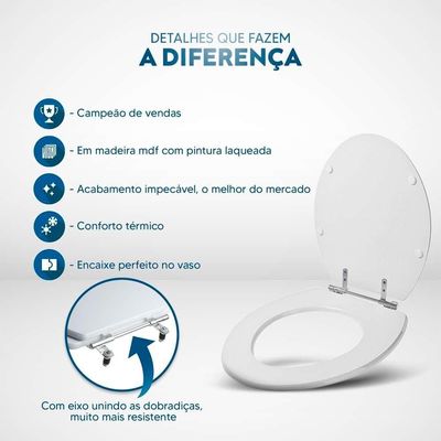 Tampa De Vaso Parati Bege Areia Para Bacia Logasa 6lpf