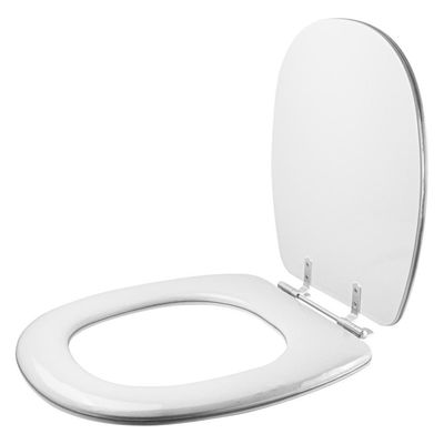 Tampa De Vaso Almofadada Macia Modelo Aspen Branco Para Bacia Deca