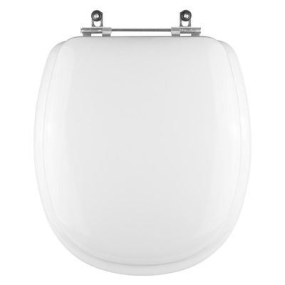 Tampa De Vaso Almofadada Macia Modelo Aspen Branco Para Bacia Deca