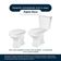Tampa De Vaso Almofadada Macia Modelo Aspen Branco Para Bacia Deca