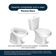 Tampa De Vaso Sanitario Almofadada Ravena Creme Para Bacia Deca