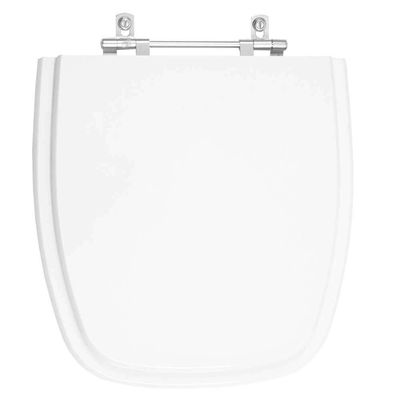 Tampa De Vaso Poliester City Branco Para Bacia Celite