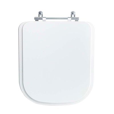 Tampa Vaso Sanitário Madeira Laqueada Debba Branco Para Bacia Roca