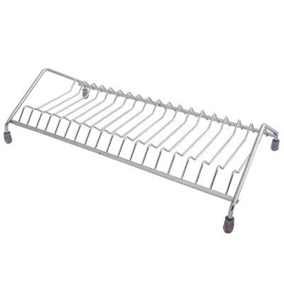 Suporte Porta 18 Pratos Organizador Armário Cozinha Cromado