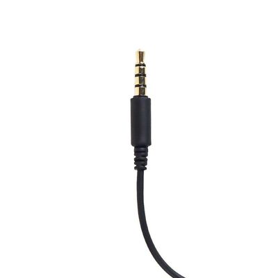 Fone De Ouvido Sound Comfort Preto Com Microfone Cabo 1.2m